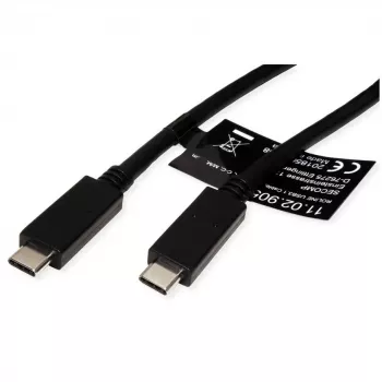 USB C laidas ROLINE 11.02.9056 0,5 m USB 3.2 Gen 2 10 Gbit/s juodas