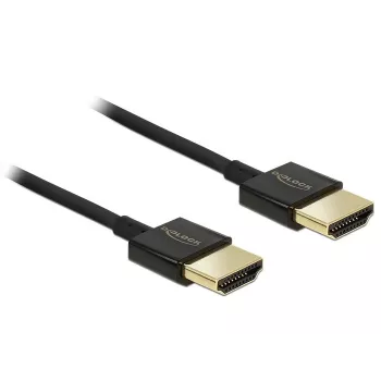 DeLOCK Slim Premium HDMI laidas, 2,0 m, juodas (84773)