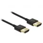DeLOCK Slim Premium HDMI laidas, 2,0 m, juodas (84773)