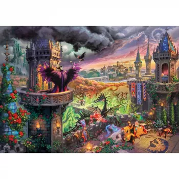 Thomas Kinkade Studios: Maleficent, Dėlionė 1000 dalių