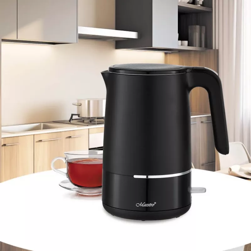 Maestro MR-037 elektrinis virdulys 1,7 L 1800 W (MR-037-BLACK) Juodas