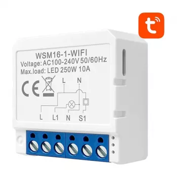 Belaidis Wi-Fi jungiklis Avatto WSM16-W1 — nuotolinis valdymas namų automatizavimui