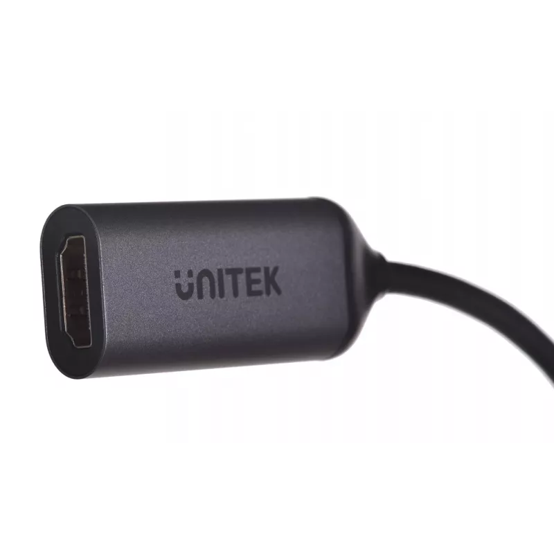 UNITEK V1420A vaizdo kabelio adapteris 0,15 m USB-C į HDMI pilka
