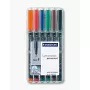 Permanentiniai žymekliai Staedtler 318 WP6 6 spalvų rinkinys