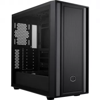 Cooler Master MasterBox 600 Lite PC korpusas, MIDI bokštas, E-ATX, grūdintas stiklas – juodas