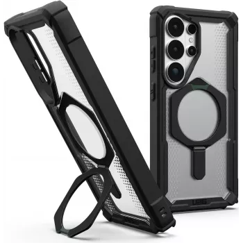 UAG Urban Armor Gear Plasma XTE Dėklas su Atraminėle ir Magnetiniu Moduliu | Samsung Galaxy S26 Ultra | Juodas/skaidrus | 21452211404G