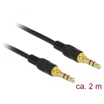 Garso laidas 3.5 mm DeLOCK 85549 2 m juodas