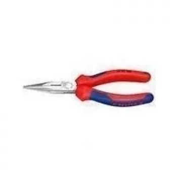 KNIPEX 25 05 160 – Įstrižinės replės, chromuotos, nerūdijančio plieno, mėlynos-raudonos, 160 mm, 144 g