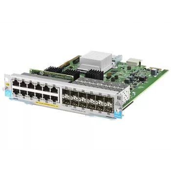 HPE J9989A tinklo jungiklio modulis – 12x PoE+ varis + 12x SFP, Gigabit Ethernet