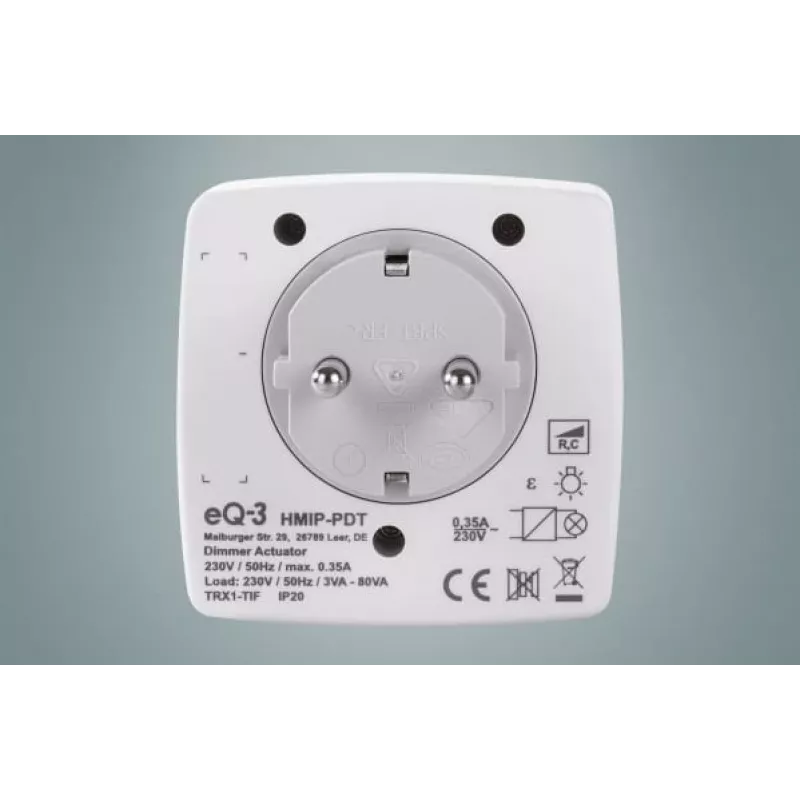 Dimmeris ir jungiklis eQ-3 AG HmIP-PDT išorinis baltas