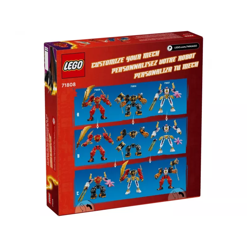 LEGO NINJAGO rinkinys 71808 – 322 dalys, 4 minifigūrėlės, 160 mm aukštis, nuo 7 metų