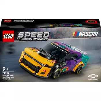 Konstruktorius LEGO Speed Champions 76935 NASCAR Next Gen Chevrolet Camaro ZL1, 328 dalių, 1 minifigūrėlė, nuo 9 metų