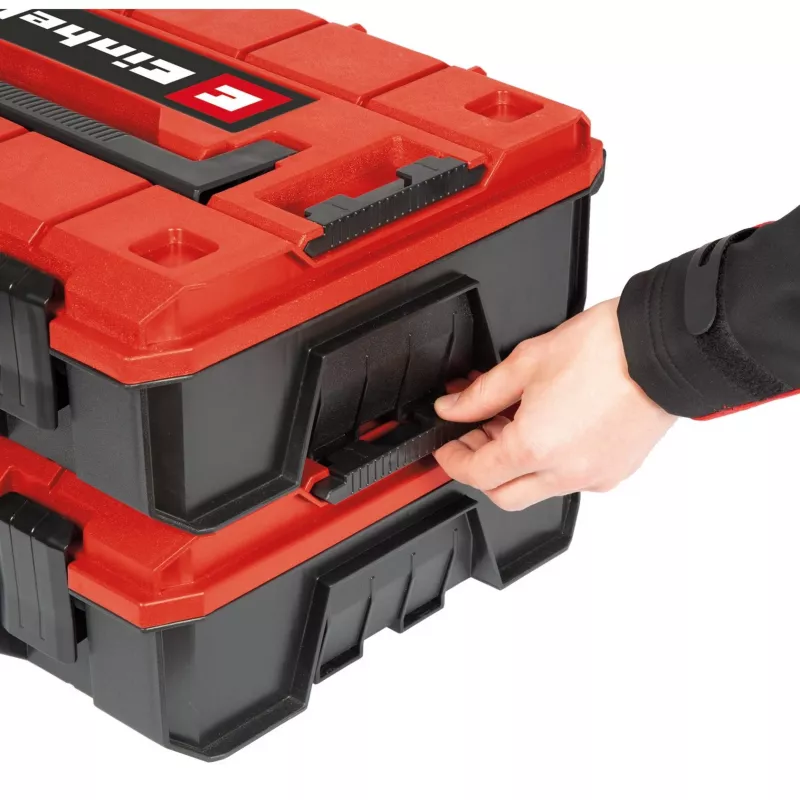 Įrankių dėklas Einhell E-Case S-F juodas raudonas