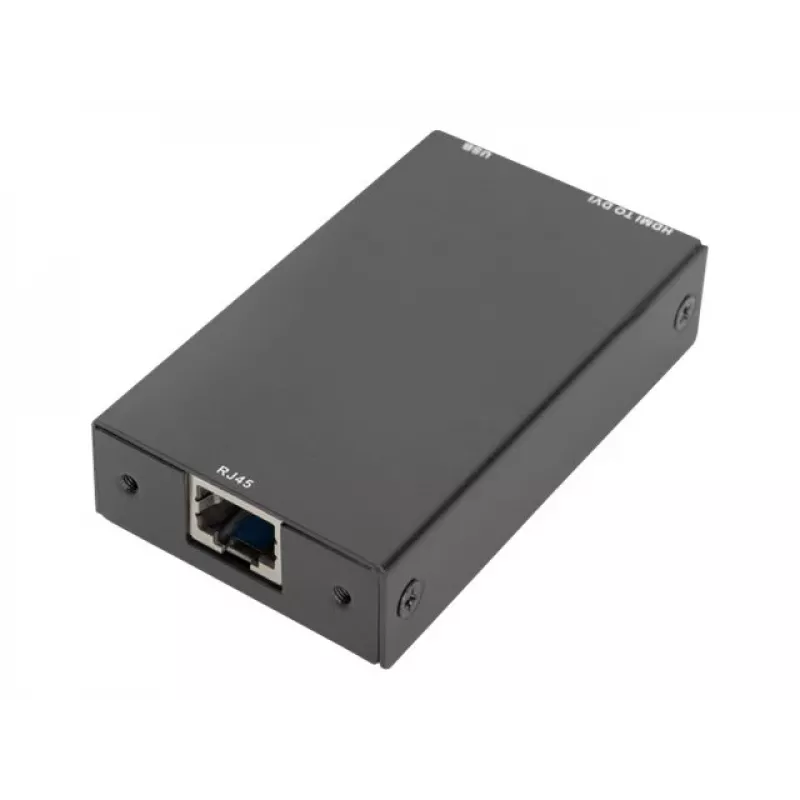 Digitus DVI adapteris modulinėms KVM konsolėms RJ45 į DVI juodas 1080p