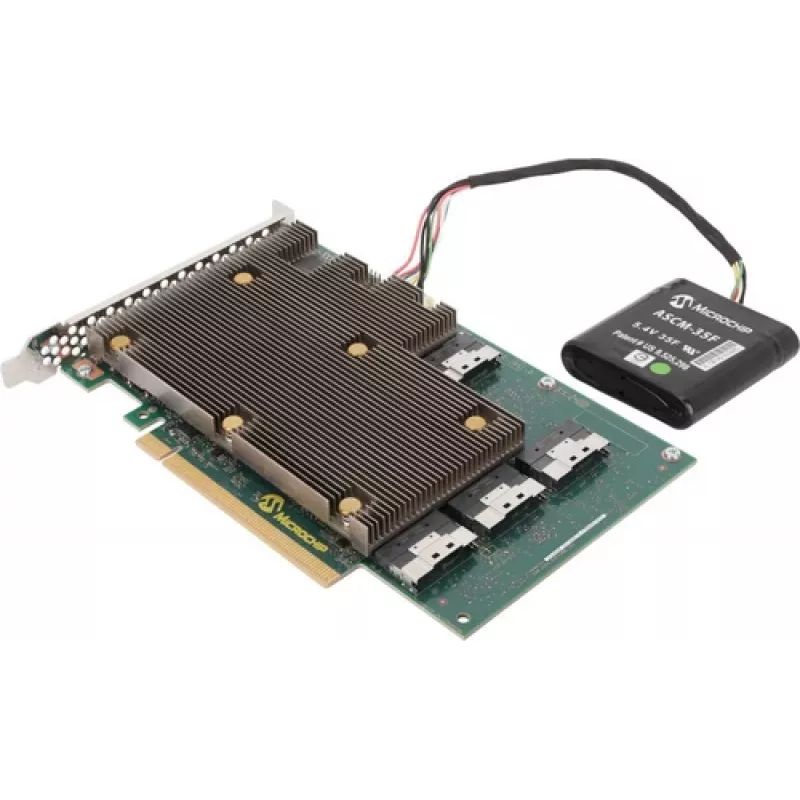 Microchip Technology SmartRAID 3258Up-32i/e RAID valdiklis PCI Express x16 24 Gbit/s