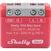 Shelly 1PM Mini Gen4 2 rinkinys – belaidė „Wi-Fi“ išmanioji relė su energijos matavimu, kompaktiškas modulis/DIN bėgiui