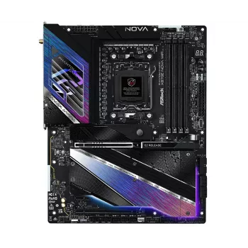 Motininė plokštė ASRock X870 NOVA WIFI — AMD X870, Socket AM5, ATX, 4× DIMM DDR5, 256GB, Wi‑Fi 7, 5GbE