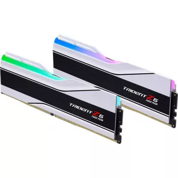 G.Skill Trident Z5 Neo RGB 32 GB (2x 16 GB) DDR5-6000 MHz CL26 atminties rinkinys, baltas