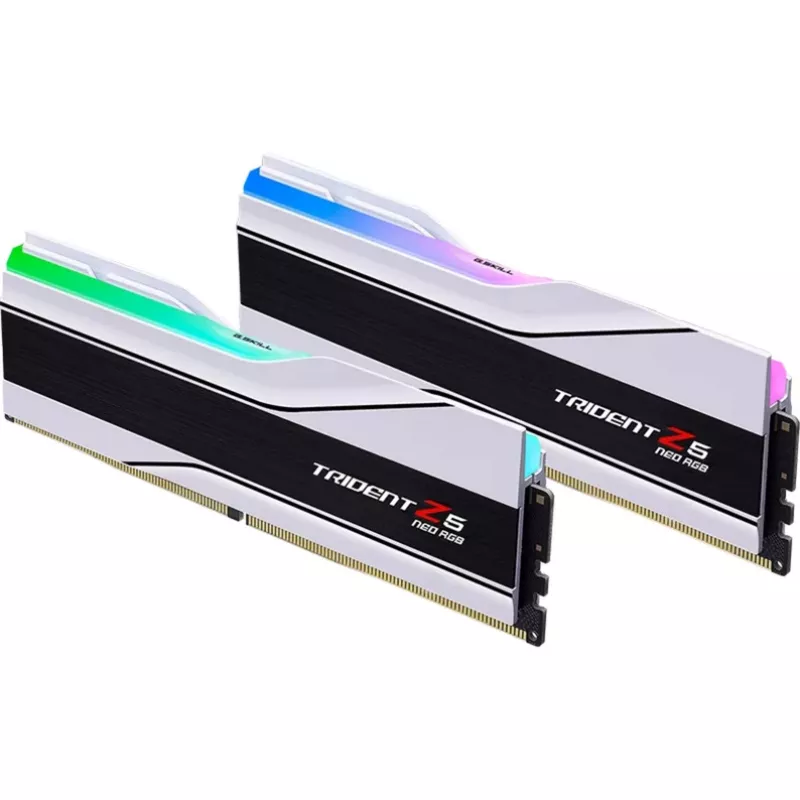G.Skill Trident Z5 Neo RGB 32 GB (2x 16 GB) DDR5-6000 MHz CL26 atminties rinkinys, baltas