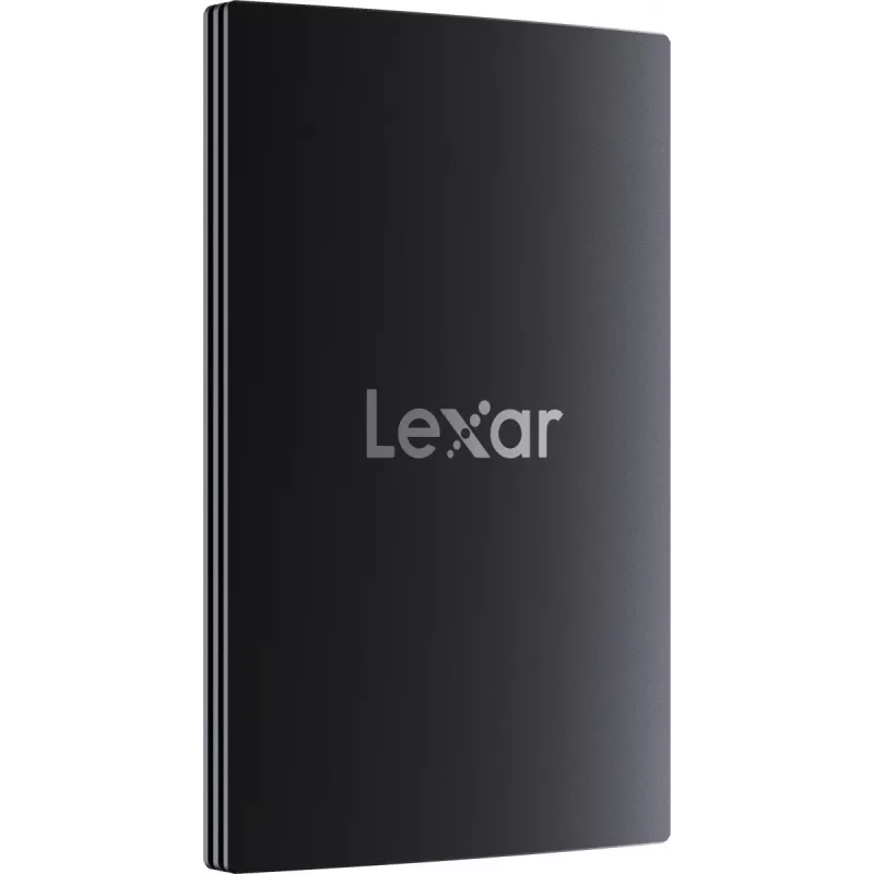 Nešiojamas SSD Lexar SL500 1 TB – USB Type-C, USB 3.2 Gen 2x2, iki 2000 MB/s, aliuminio korpusas, 0,043 kg, juodas