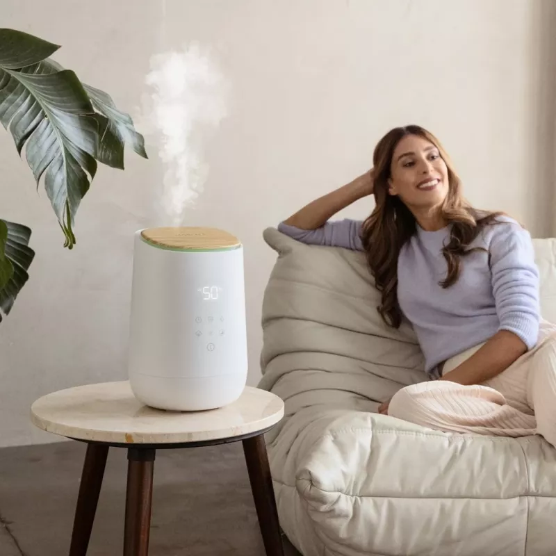 Medisana AH 680 drėkintuvas ultragarsinis 2,6 L Baltas, Medis 24 W