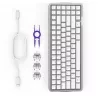 Gaming klaviatūra NZXT KB-101NW-DE Function Elite MiniTKL, balta