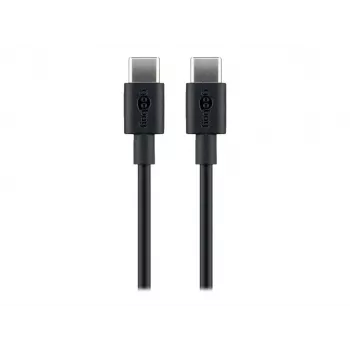 Goobay 66318 USB-C laidas juodas 1 m