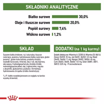Sausas kačių maistas Royal Canin Active Life Outdoor 4 kg – suaugusioms, paukštiena, 30% baltymų, 20% riebalų