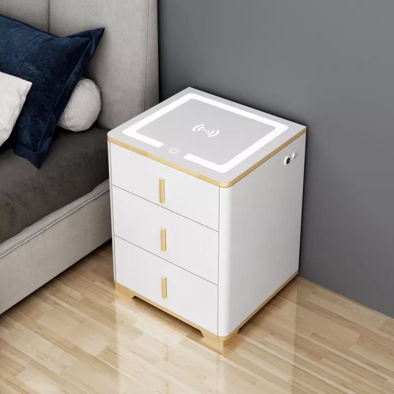 Extralink Lock Star elektroninis naktinis seifas su belaidžiu įkrovimu