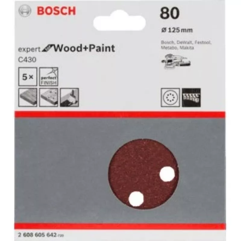Bosch C430 Expert šlifavimo popierius medienai ir dažams