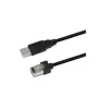 Newland CBL026U adapterinis kabelis RJ-45 į USB-A juodas 2 m