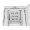 Ant grindų statomas 19 colių 27U tinklo spintos stovas 800x1000 pilkas perforuotomis durelėmis su LCD ekranu LANBERG (plokščia pakuotė)