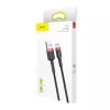 Laidas Micro USB Baseus Cafule 1.5A 2m (raudonas ir juodas)