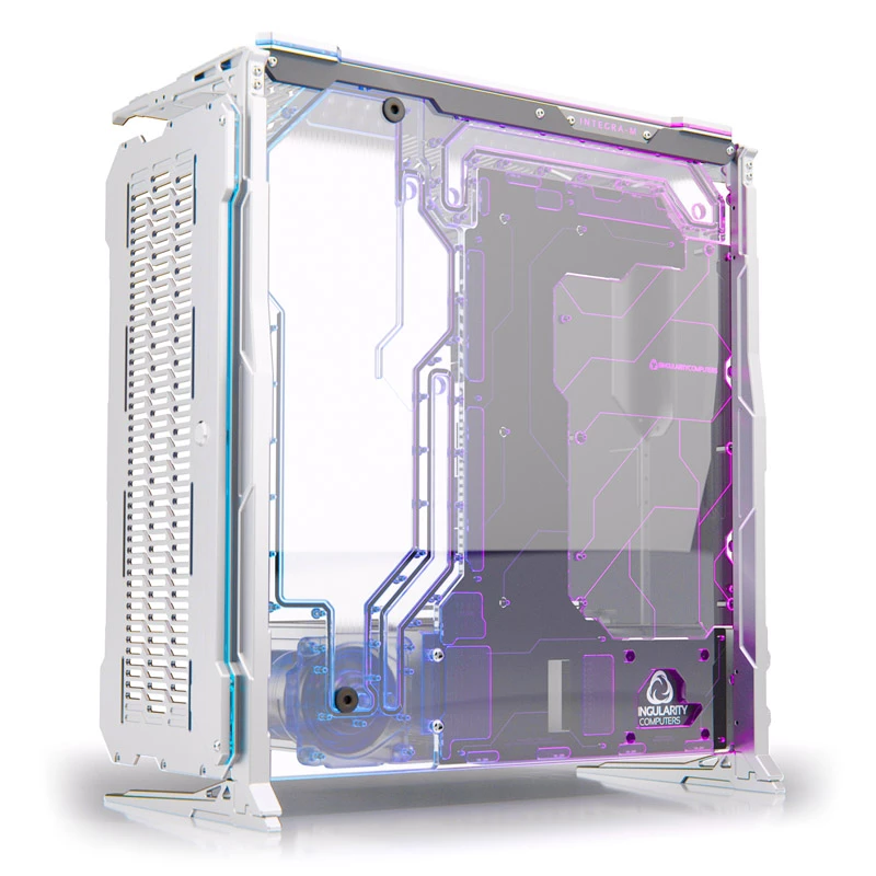 Kompjuterio korpusas Triton Spectre Integra-M Elite – Singularity Computers – sidabrinis