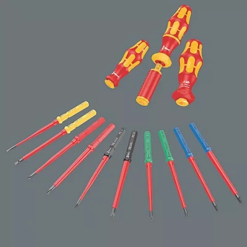 Atsuktuvų rinkinys Wera Kraftform Kompakt VDE 60 iS izoliuotas 50 mm