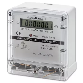 Vienfazis elektroninis elektros energijos skaitiklis 230V LDC