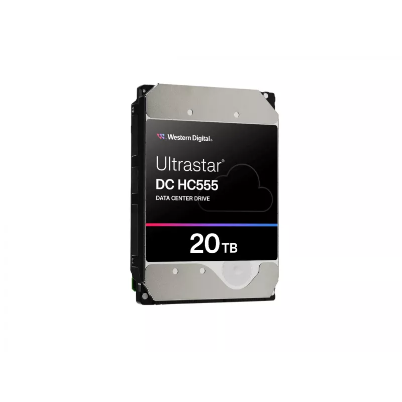WD Ultrastar DC HC555 – 20 TB vidinis kietasis diskas duomenų centrams su šifravimu (3,5 colio / 8,9 cm)