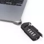 Compulocks Ledge adapteris MacBook Air 15 colių M2 M3 kombinuotai spynai, sidabrinis