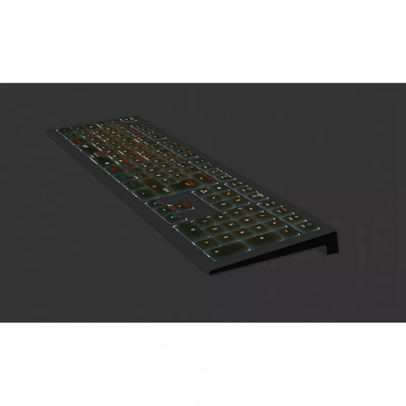 Logickeyboard LKB-OSX-A2M-DE klaviatūra USB QWERTZ vokiška juoda