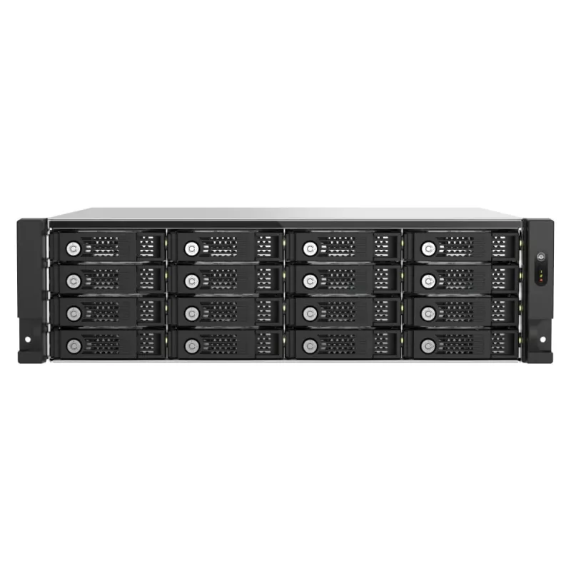 QNAP - TL-R1600PES-RP - Festplatten-Array - 16 Schächte (SATA-600 / SAS-3) SAS 12Gb/s (extern) Rack einbaufähig 2U
