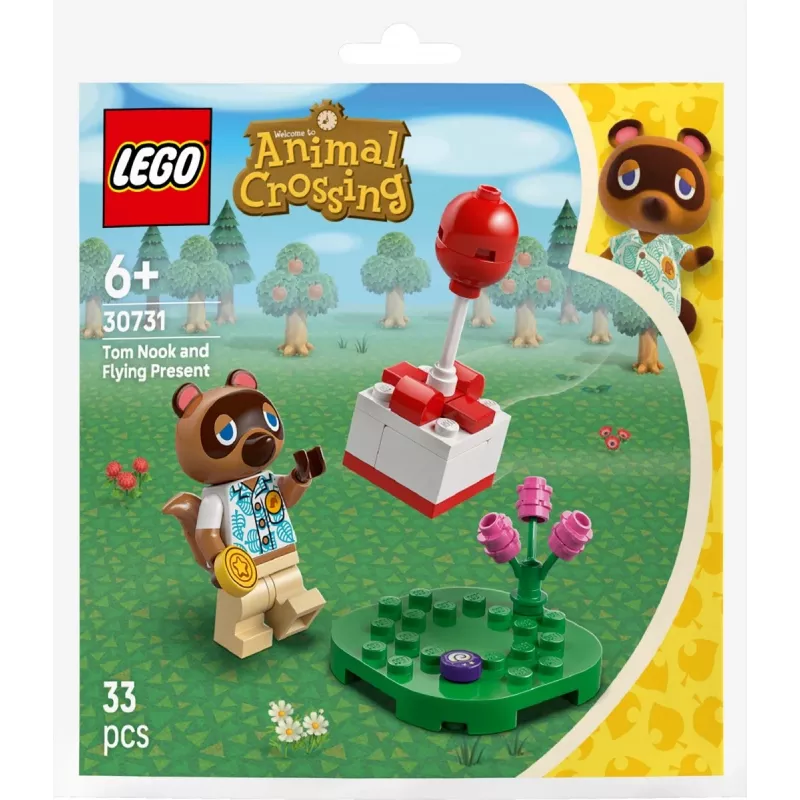LEGO Animal Crossing 30731 Tom Nook ir Balionas su Dovana – Konstrukcinis Žaislas Polybag