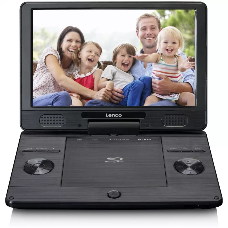 Lenco BRP-1150BK - nešiojamasis Blu-ray grotuvas su 29,5 cm (11,5 inch) ekranu - juodas