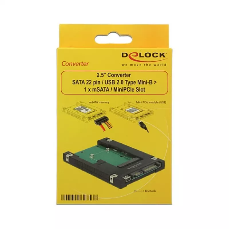 Vidinis SATA USB 2.0 adapteris DeLOCK 62853