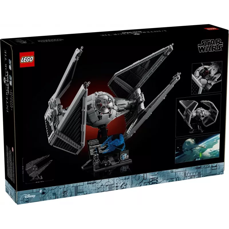 LEGO Star Wars Tie Interceptor modelis 75382 — išsamus žvaigždžių naikintuvo konstravimas, 1931 detalė, 18+