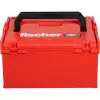 Tuščia modulinė dėžė įrankiams FISCHER L-BOXX FLB 238, raudona/juoda