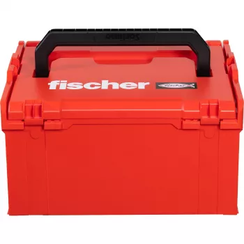 Tuščia modulinė dėžė įrankiams FISCHER L-BOXX FLB 238, raudona/juoda