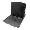 Rack konsolė VALUE 26.99.0163 – 17 colių (43,2 cm) 1280×1024, USB klaviatūra ir pelė, 1U, juoda