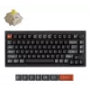 Mechaninė klaviatūra Keychron V1 Ultra 8K — 75% formata, QWERTY, Bluetooth, RGB, Juoda