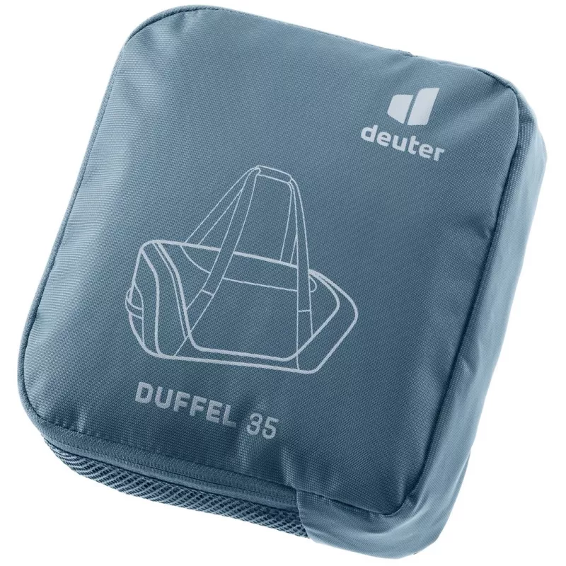 Krepšys DEUTER Duffel 35 atlantic-ink – 35 l talpa, vandeniui atsparus dugnas, nešimo rankenos