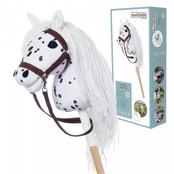Arklys ant pagaliuko HOPPIHORSE Hobby Horse A4 Leopard